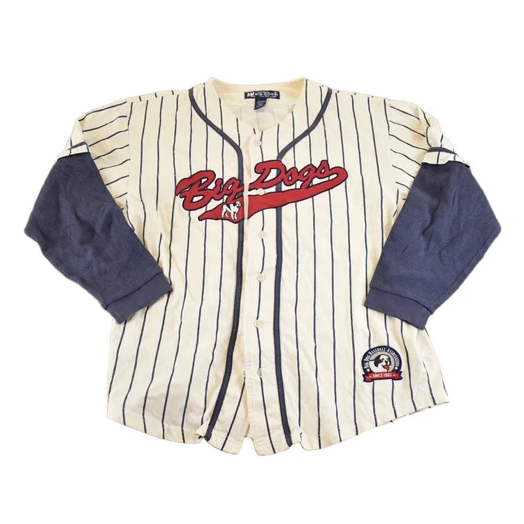 Vintage 1990s Big Dogs Baseball Souvenir Shirt Men's M from propervintagecanada