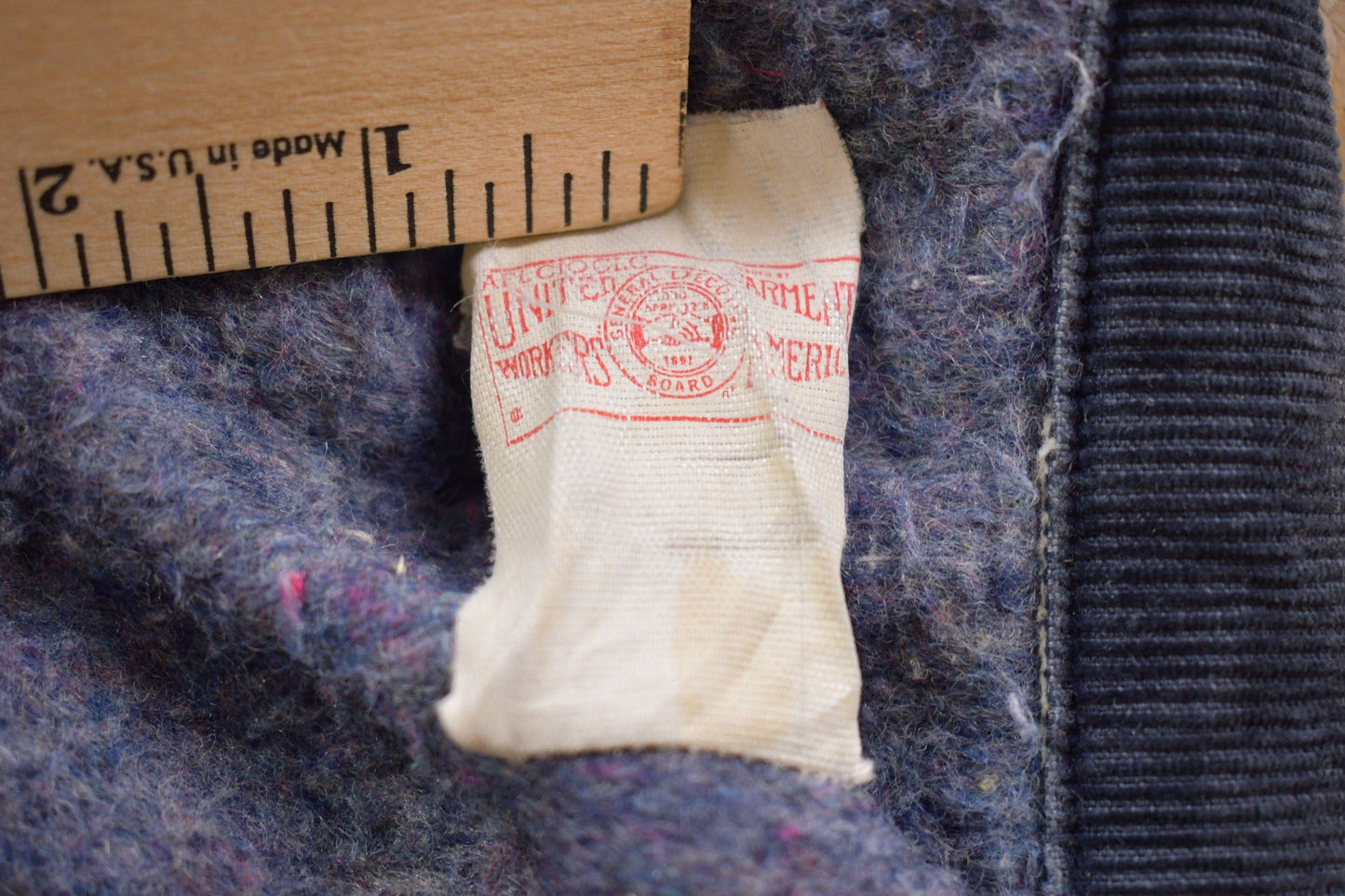 Vintage 1990s Big Mac Made In USA Collared Denim Chore Coat Men's XL from propervintagecanada