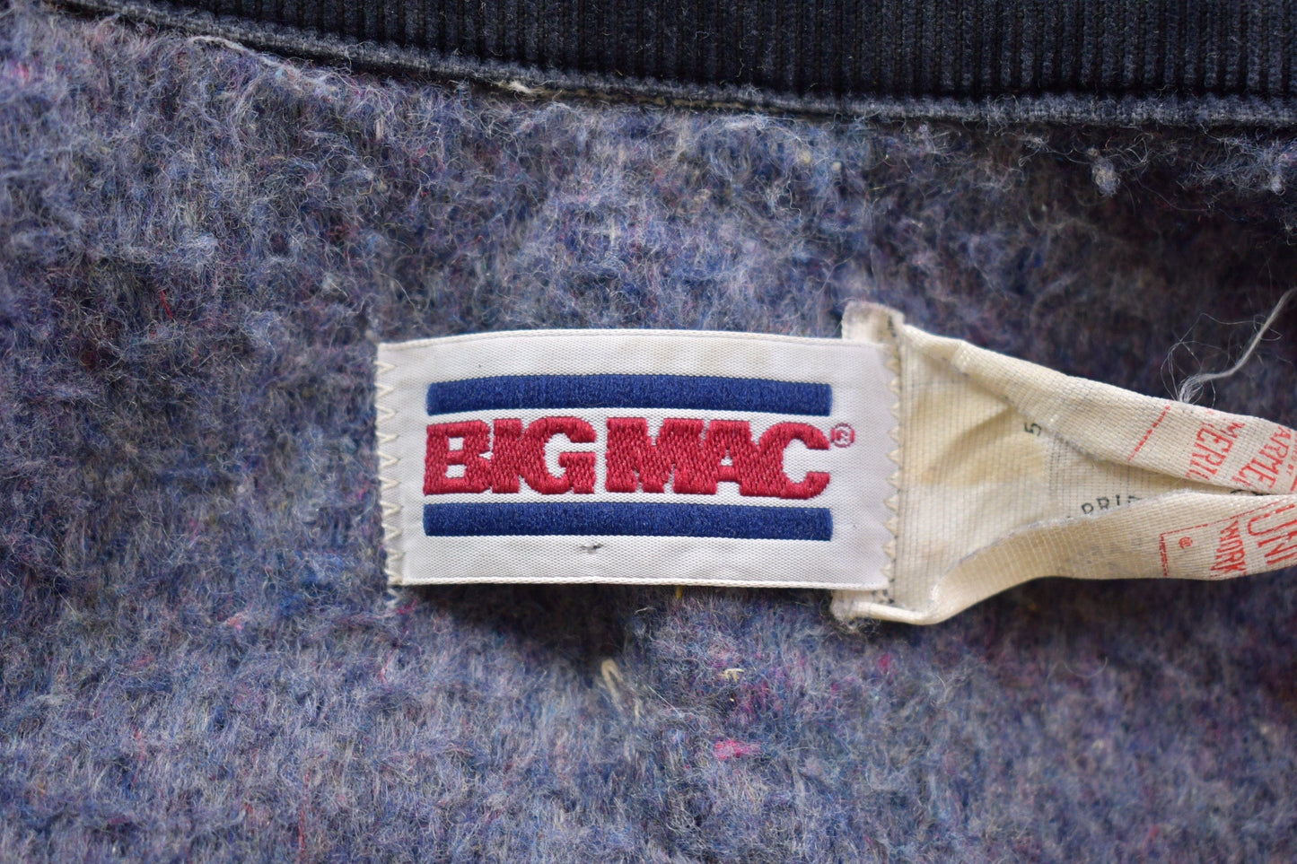 Vintage 1990s Big Mac Made In USA Collared Denim Chore Coat Men's XL from propervintagecanada