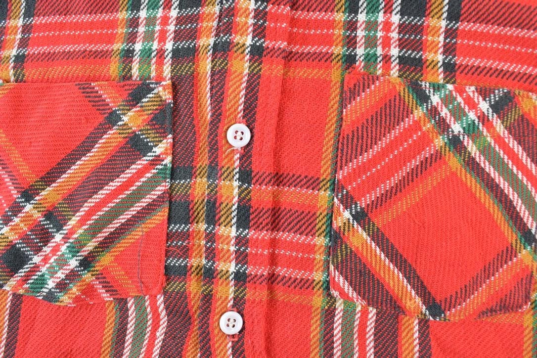 Vintage 1990s Big Mac Red Plaid Button Up Shirt Men's Large from propervintagecanada