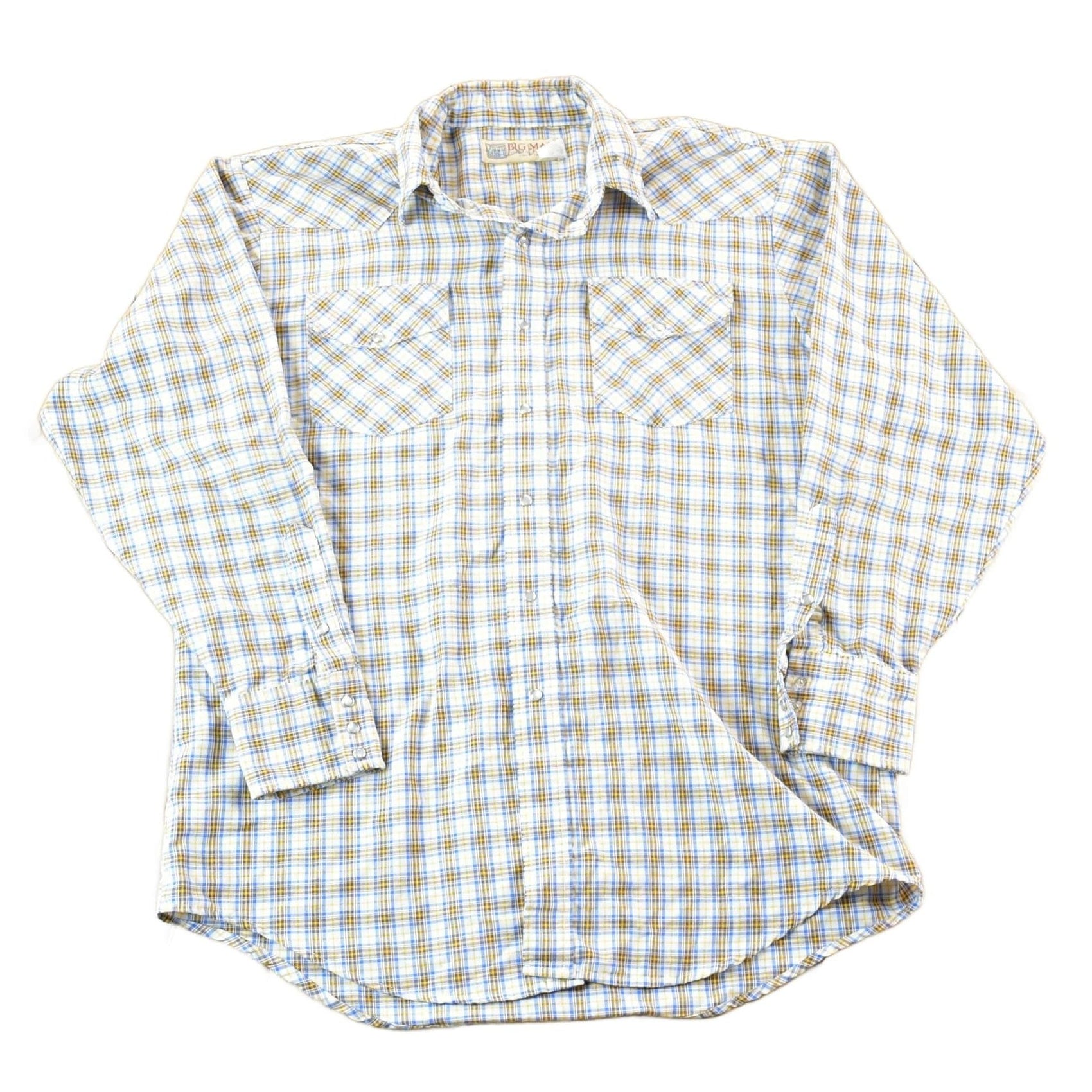Vintage 1990s Big Mac Western Style Button Up Mens Large from propervintagecanada