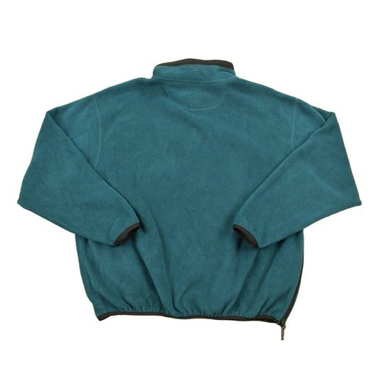 Vintage 1990s Big Manistee River Fleece Zip Up Sweater Men's Large from propervintagecanada