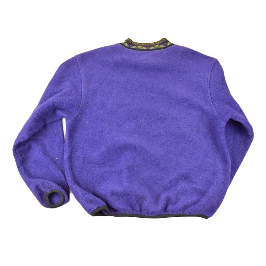 Vintage 1990s Big Sky Montana Embroidered Fleece Outdoorsman Sweater Men's L from propervintagecanada