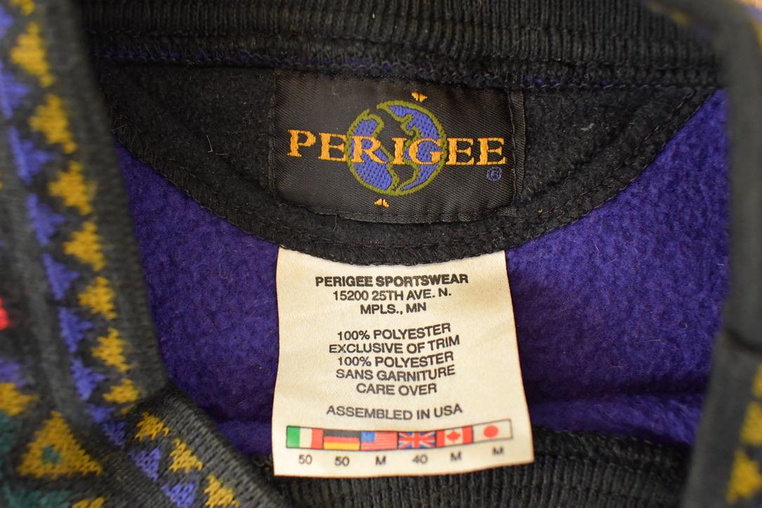 Vintage 1990s Big Sky Montana Embroidered Fleece Outdoorsman Sweater Men's L from propervintagecanada