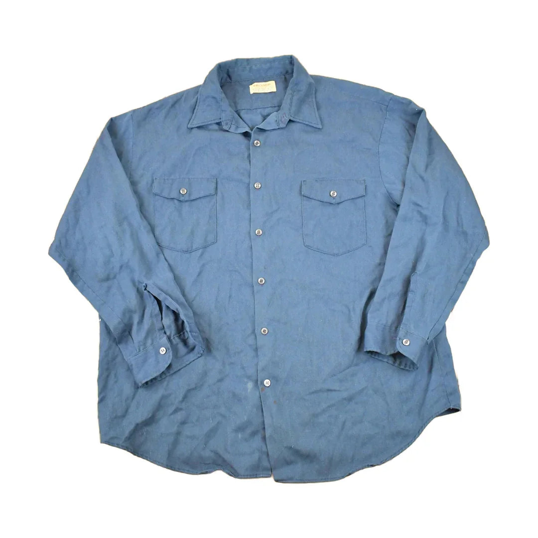 Vintage 1990s Big Yank Workwear Button Up Shirt Men's XL from propervintagecanada