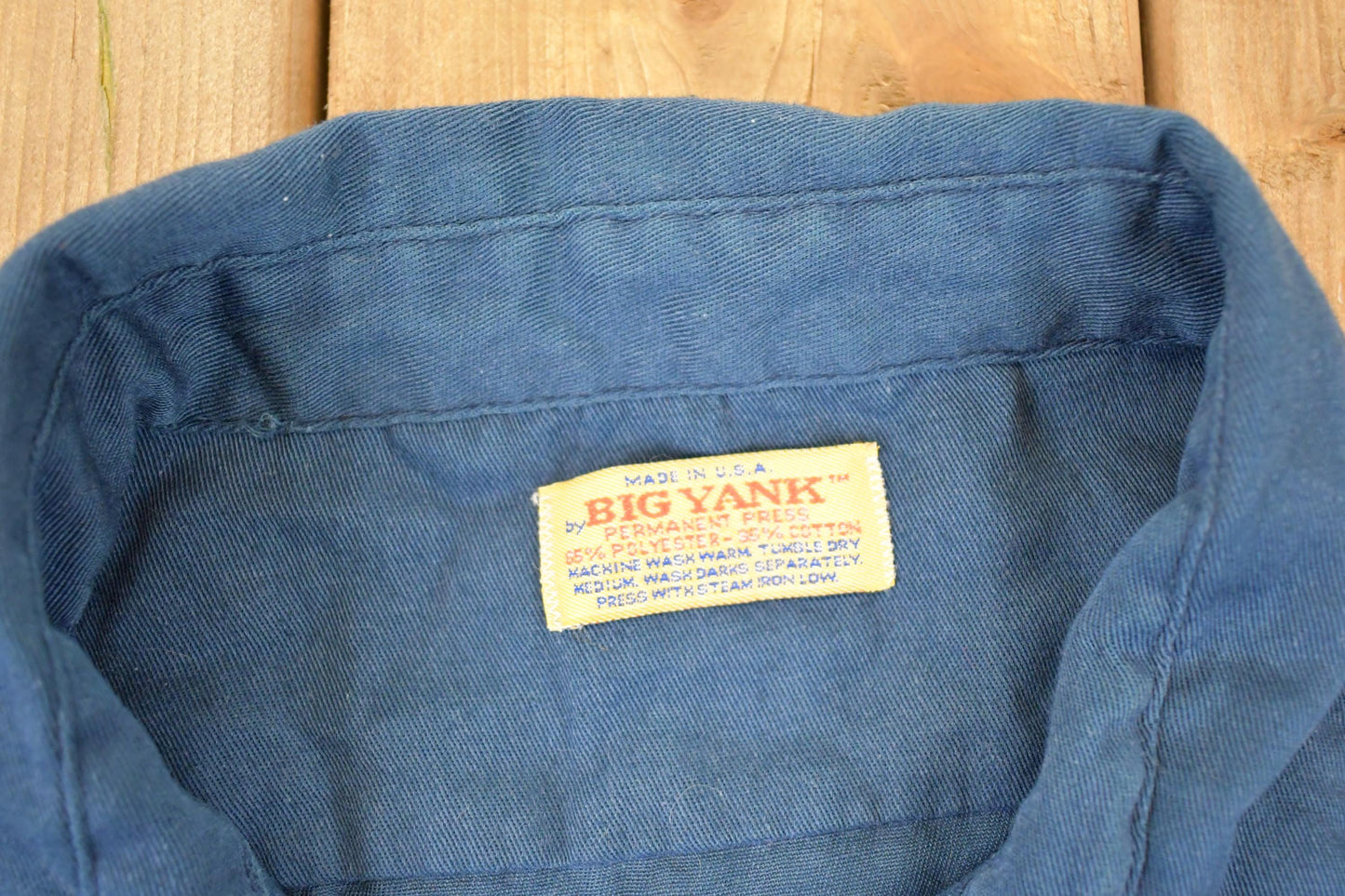 Vintage 1990s Big Yank Workwear Button Up Shirt Men's XL from propervintagecanada