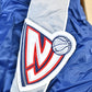 Vintage 1990s Bigman Sports New Jersey Nets NBA Basketball Embroidered Snap Button Satin Bomber Jacket Men's 4XL from propervintagecanada