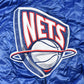 Vintage 1990s Bigman Sports New Jersey Nets NBA Basketball Embroidered Snap Button Satin Bomber Jacket Men's 4XL from propervintagecanada