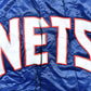 Vintage 1990s Bigman Sports New Jersey Nets NBA Basketball Embroidered Snap Button Satin Bomber Jacket Men's 4XL from propervintagecanada