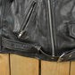 Vintage 1990s Biker Leather Jacket Men's Medium from propervintagecanada