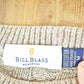 Vintage 1990s Bill Blass Knit Abstract Pattern Crewneck Sweater Mens S from propervintagecanada