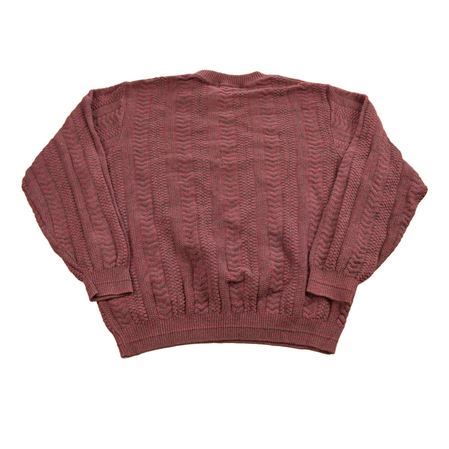 Vintage 1990s Bill Blass Knitted Striped Crewneck Sweater Men's Large from propervintagecanada