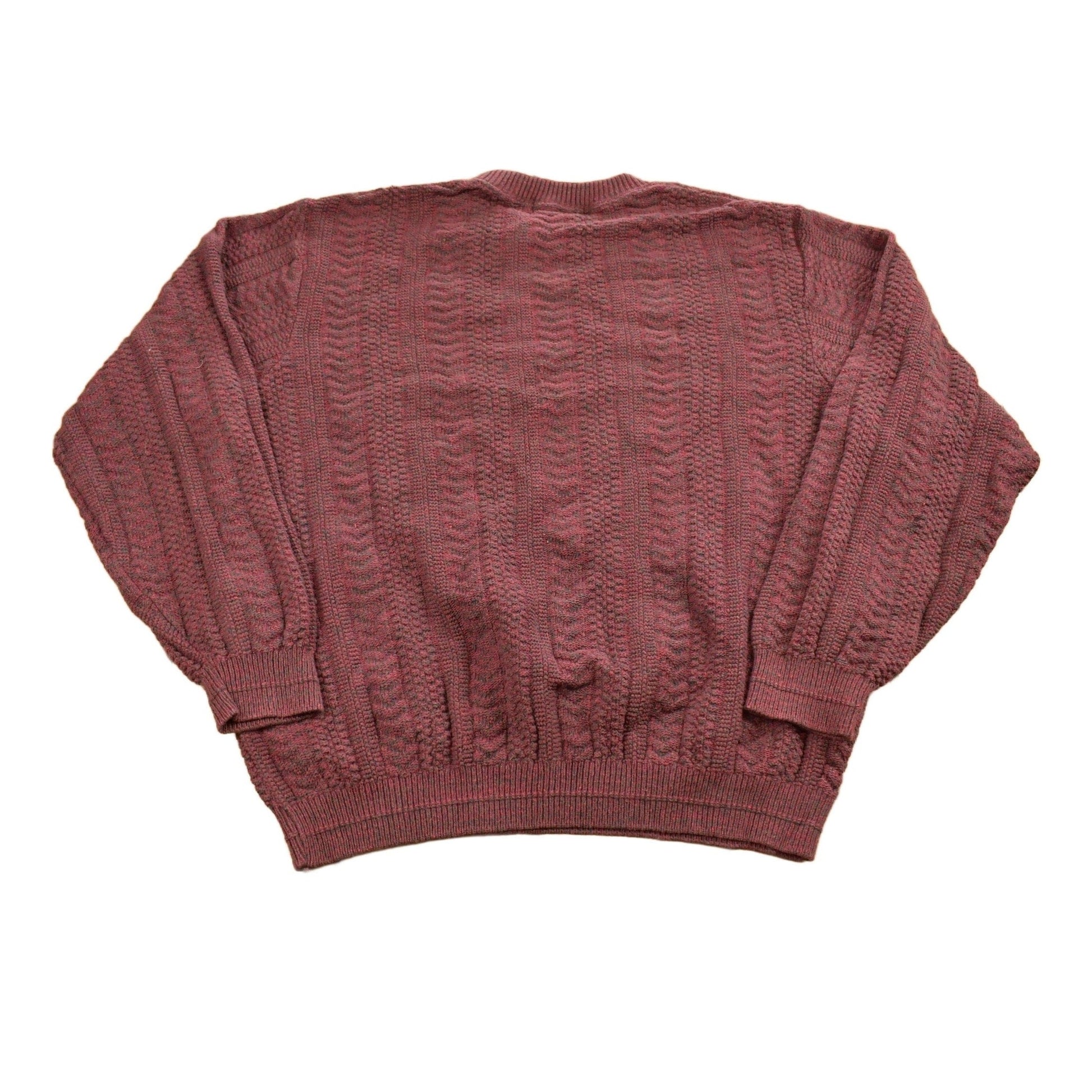Vintage 1990s Bill Blass Knitted Striped Crewneck Sweater Men's Large from propervintagecanada