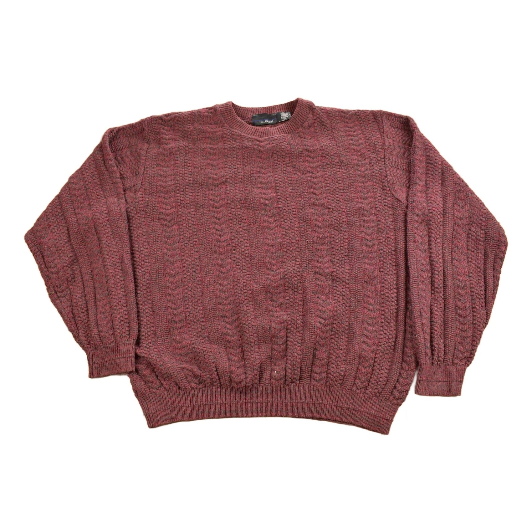 Vintage 1990s Bill Blass Knitted Striped Crewneck Sweater Men's Large from propervintagecanada