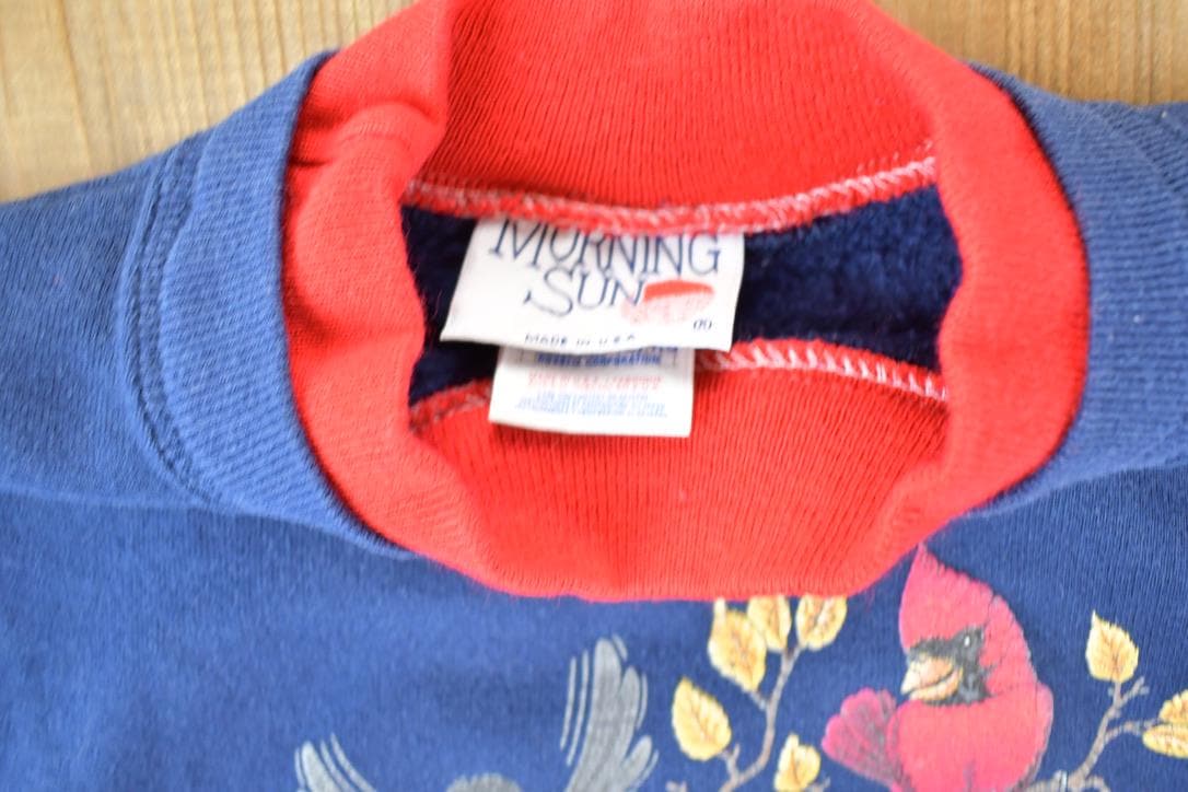 Vintage 1990s Bird Board Meeting Souvenir Crewneck Sweatshirt Made In USA Men's Large from propervintagecanada