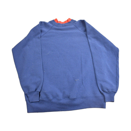 Vintage 1990s Bird Graphic Double Collar Crewneck Men's Medium from propervintagecanada