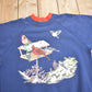 Vintage 1990s Bird Graphic Double Collar Crewneck Men's Medium from propervintagecanada