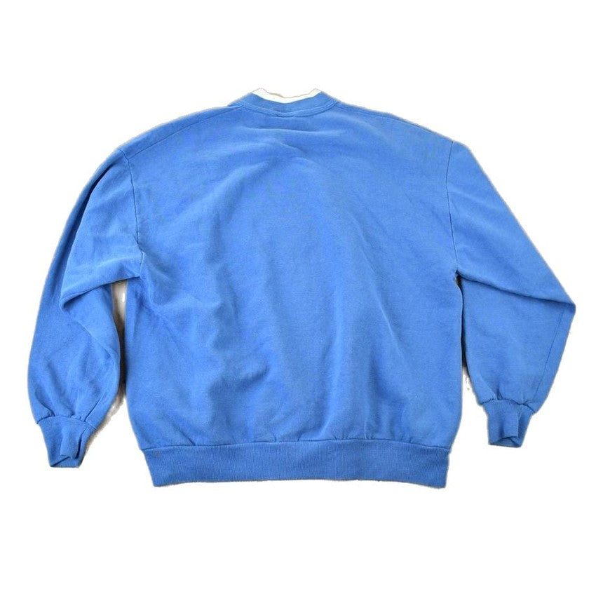 Vintage 1990s Bird Neighbourhood Double Collar Morning Sun Souvenir Crewneck Sweatshirt Made In USA Men's Large from propervintagecanada