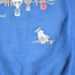 Vintage 1990s Bird Neighbourhood Double Collar Morning Sun Souvenir Crewneck Sweatshirt Made In USA Men's Large from propervintagecanada