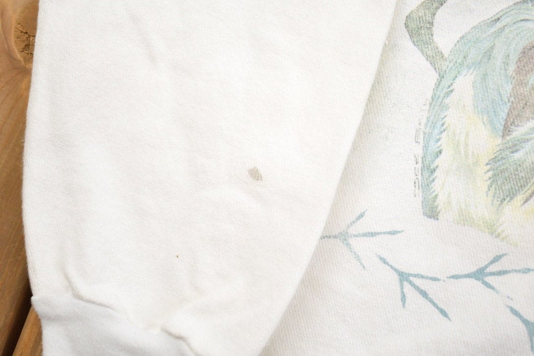 Vintage 1990s Bird Theme Mockneck Men's Medium from propervintagecanada