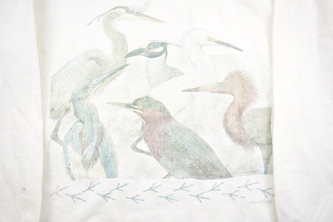 Vintage 1990s Bird Theme Mockneck Men's Medium from propervintagecanada