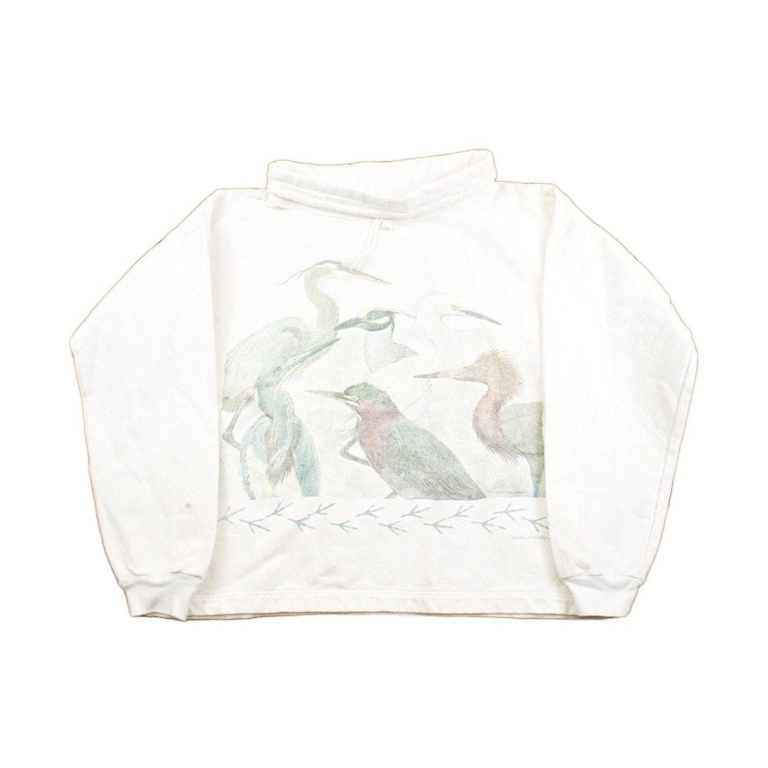 Vintage 1990s Bird Theme Mockneck Men's Medium from propervintagecanada