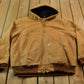 Vintage 1990s Black Carhartt Active Jac Jacket Men's XL from propervintagecanada