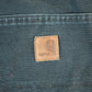 Vintage 1990s Black Carhartt Denim Work Jeans Men's 38 x 32 from propervintagecanada