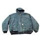Vintage 1990s Black Carhartt Hooded Jacket Men's XL from propervintagecanada