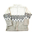 Vintage 1990s Black Diamond Abstract Pattern Fleece Sweater Men&