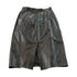 Vintage 1990s Black Leather Skirt Women&