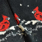 Vintage 1990s Black Mountain Cardinal AOP Fleece Sweater Men's XL from propervintagecanada