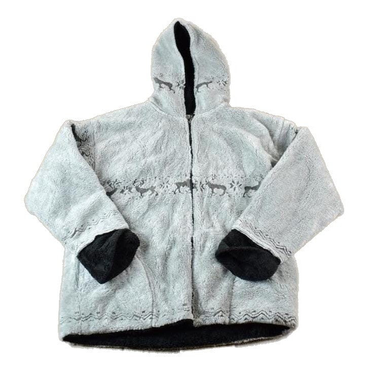 Vintage 1990s Black Mountain Fleece Outdoorsman Hoodie Sweater Men's XL from propervintagecanada