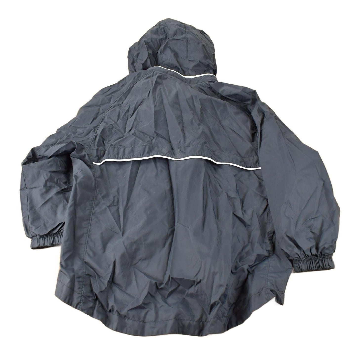 Vintage 1990s Black Nike Mini Swoosh Women's Windbreaker Jacket Size M from propervintagecanada