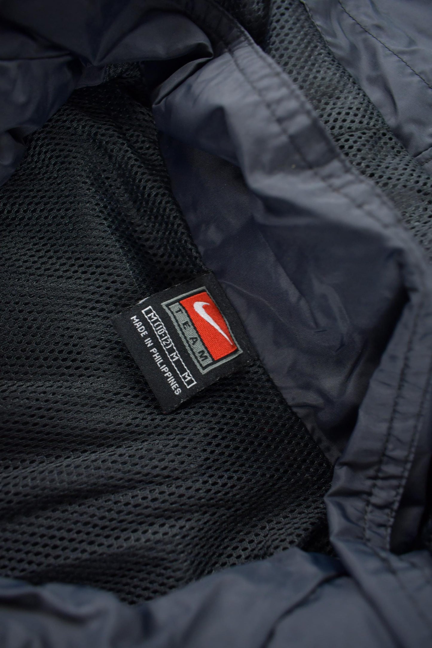 Vintage 1990s Black Nike Mini Swoosh Women's Windbreaker Jacket Size M from propervintagecanada
