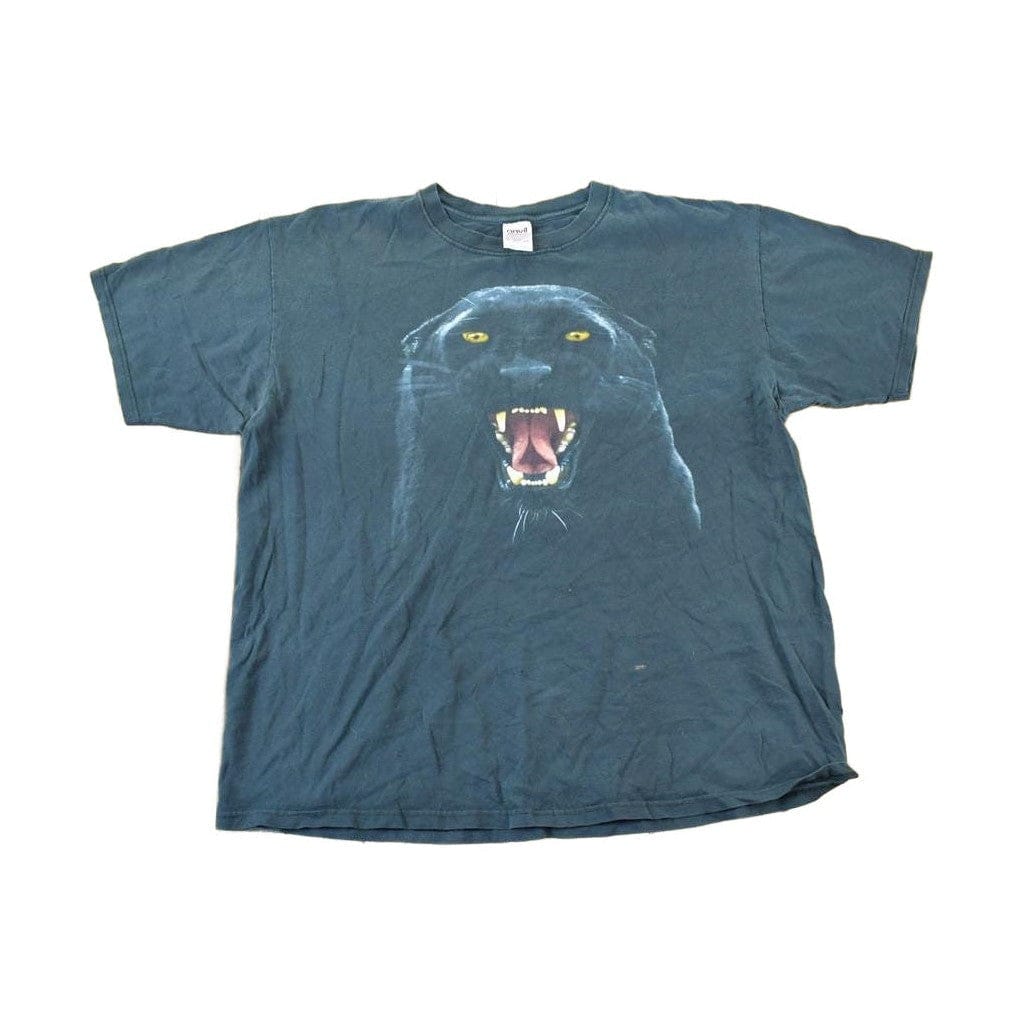 Vintage 1990s Black Panther Outdoors T-Shirt Men's XL from propervintagecanada