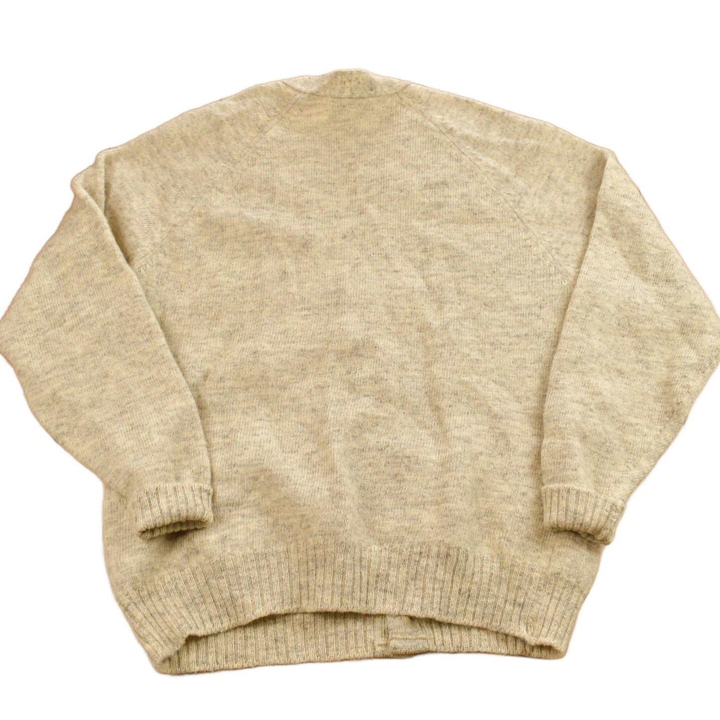 Vintage 1990s Black Sheep Knit Wool Cardigan Sweater Men's Medium from propervintagecanada