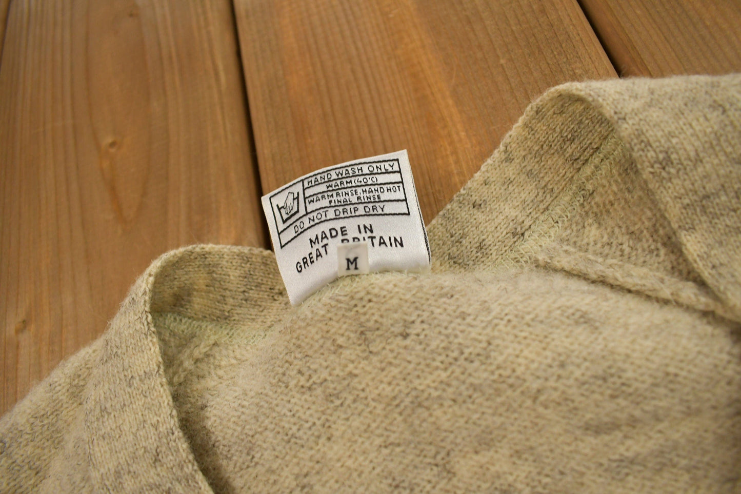 Vintage 1990s Black Sheep Knit Wool Cardigan Sweater Men's Medium from propervintagecanada