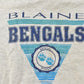 Vintage 1990s Blaine Bengals Collegiate Crewneck Sweatshirt Men's M from propervintagecanada