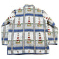 Vintage 1990s Blair Button Up Patch Work Tapestry Jacket Women's Large from propervintagecanada