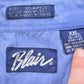 Vintage 1990s Blair Plaid Flannel Button Up Shirt Men's 2XL from propervintagecanada