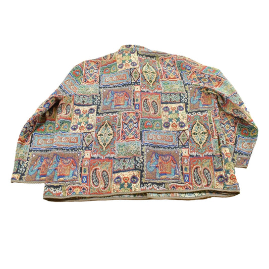 Vintage 1990s Blair Two Twenty Button Up Paisley Tapestry Jacket Women's L from propervintagecanada
