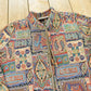 Vintage 1990s Blair Two Twenty Button Up Paisley Tapestry Jacket Women's L from propervintagecanada