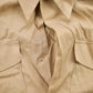 Vintage 1990s Blank Beige M.C. Military Button Up Shirt Men's MMen's Medium from propervintagecanada