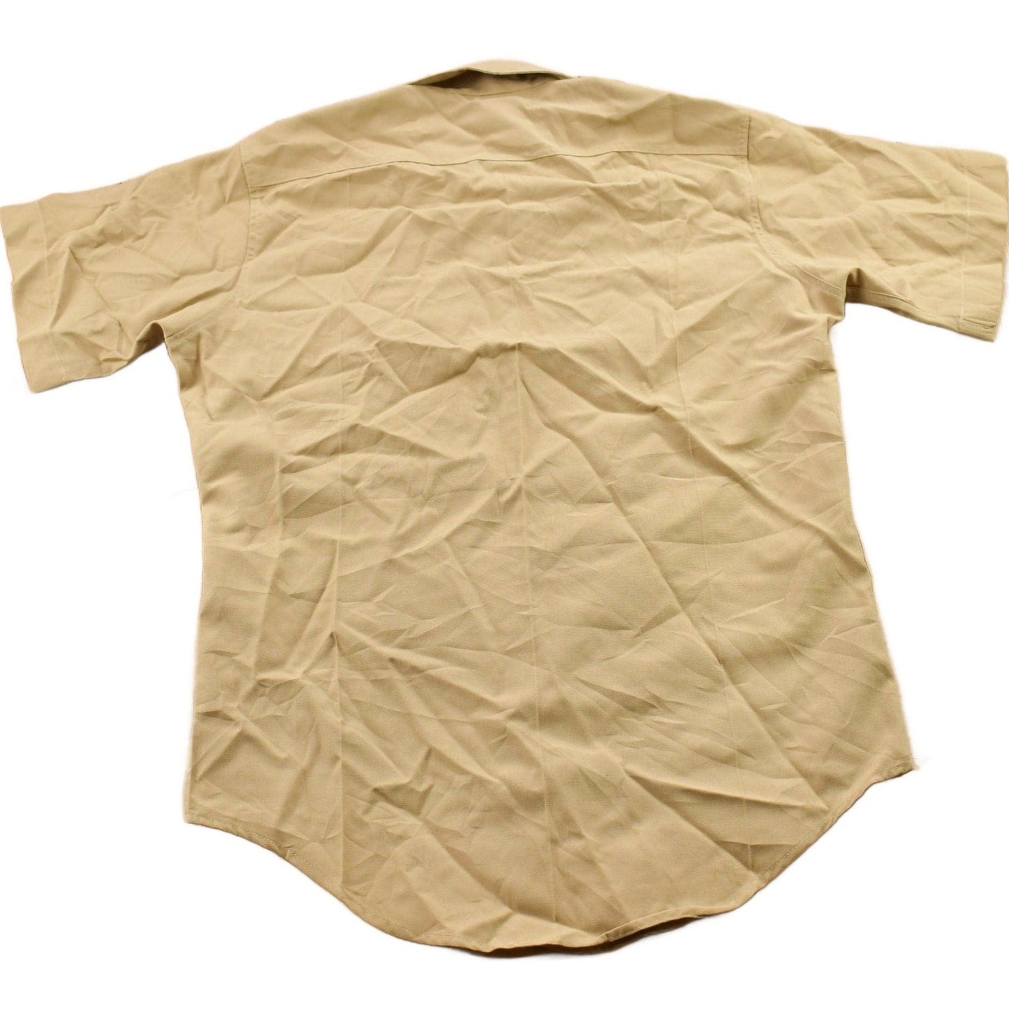 Vintage 1990s Blank Beige U.S.M.C. Military Button Up Shirt Men's MMen's Medium from propervintagecanada