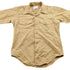 Vintage 1990s Blank Beige U.S.M.C. Military Button Up Shirt Men&