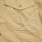 Vintage 1990s Blank Beige U.S.M.C. Military Button Up Shirt Men's MMen's Medium from propervintagecanada