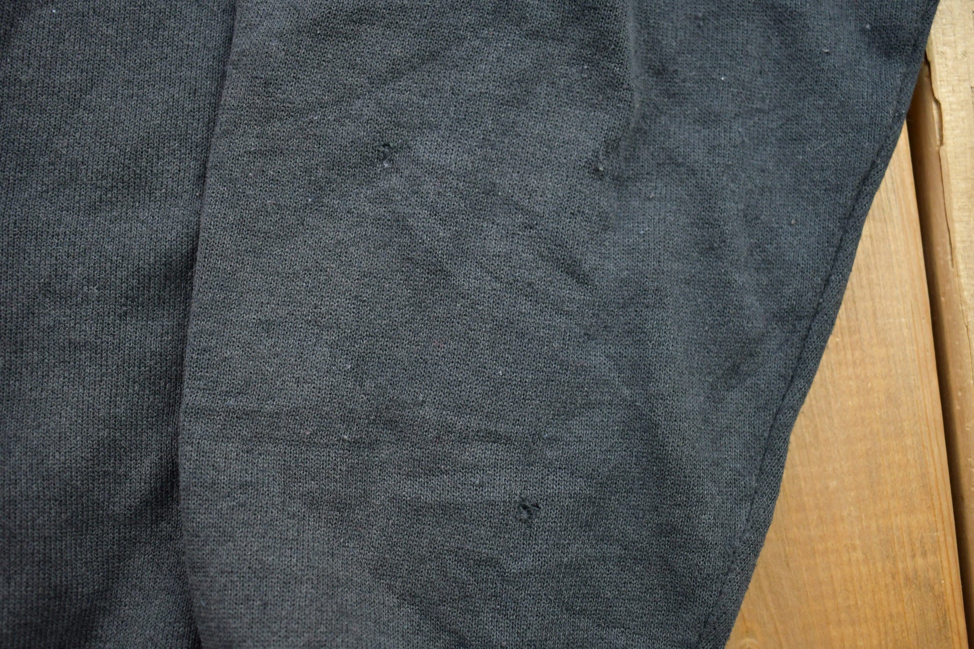 Vintage 1990s Blank Black Crewneck Sweatshirt from propervintagecanada