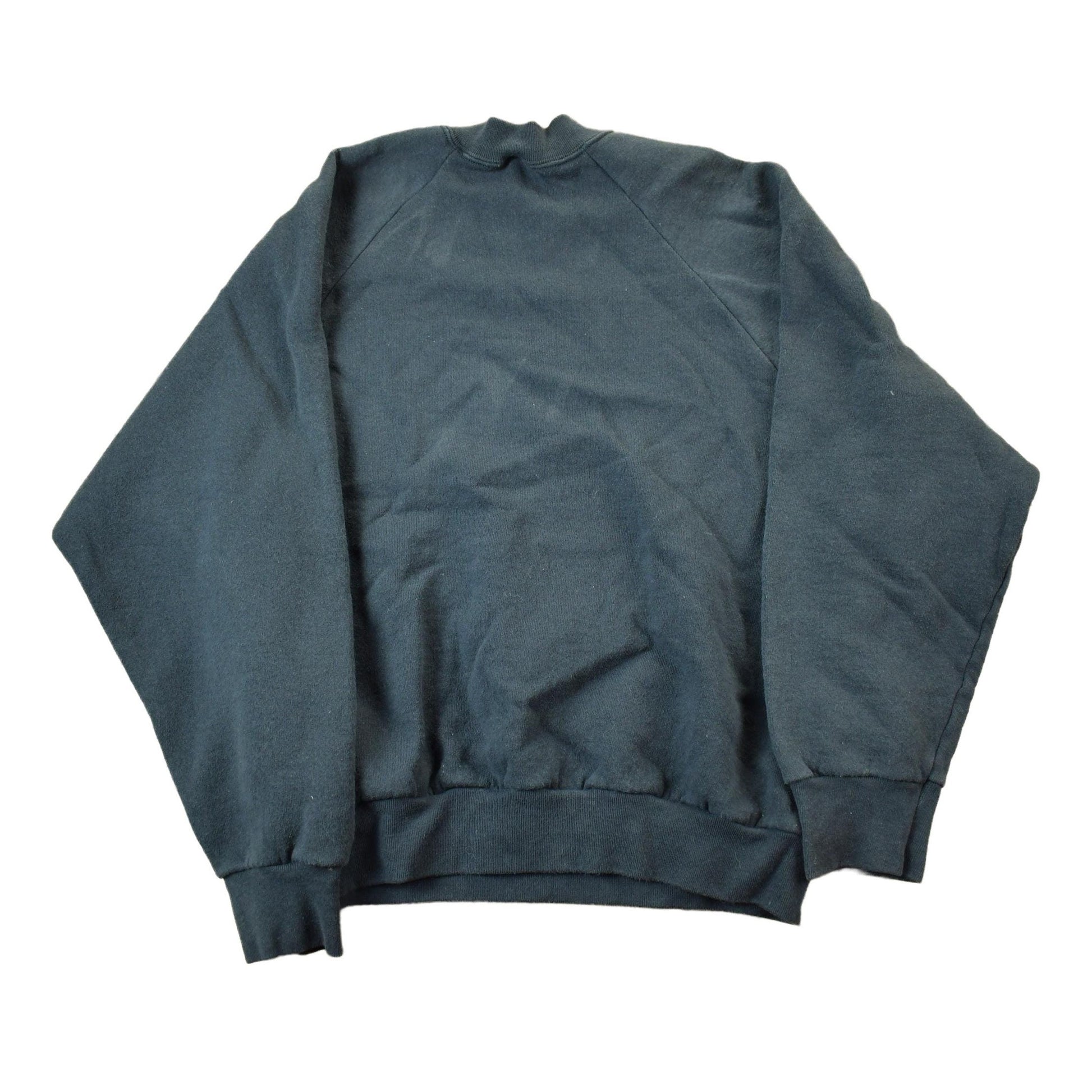 Vintage 1990s Blank Black Crewneck Sweatshirt Men's M from propervintagecanada