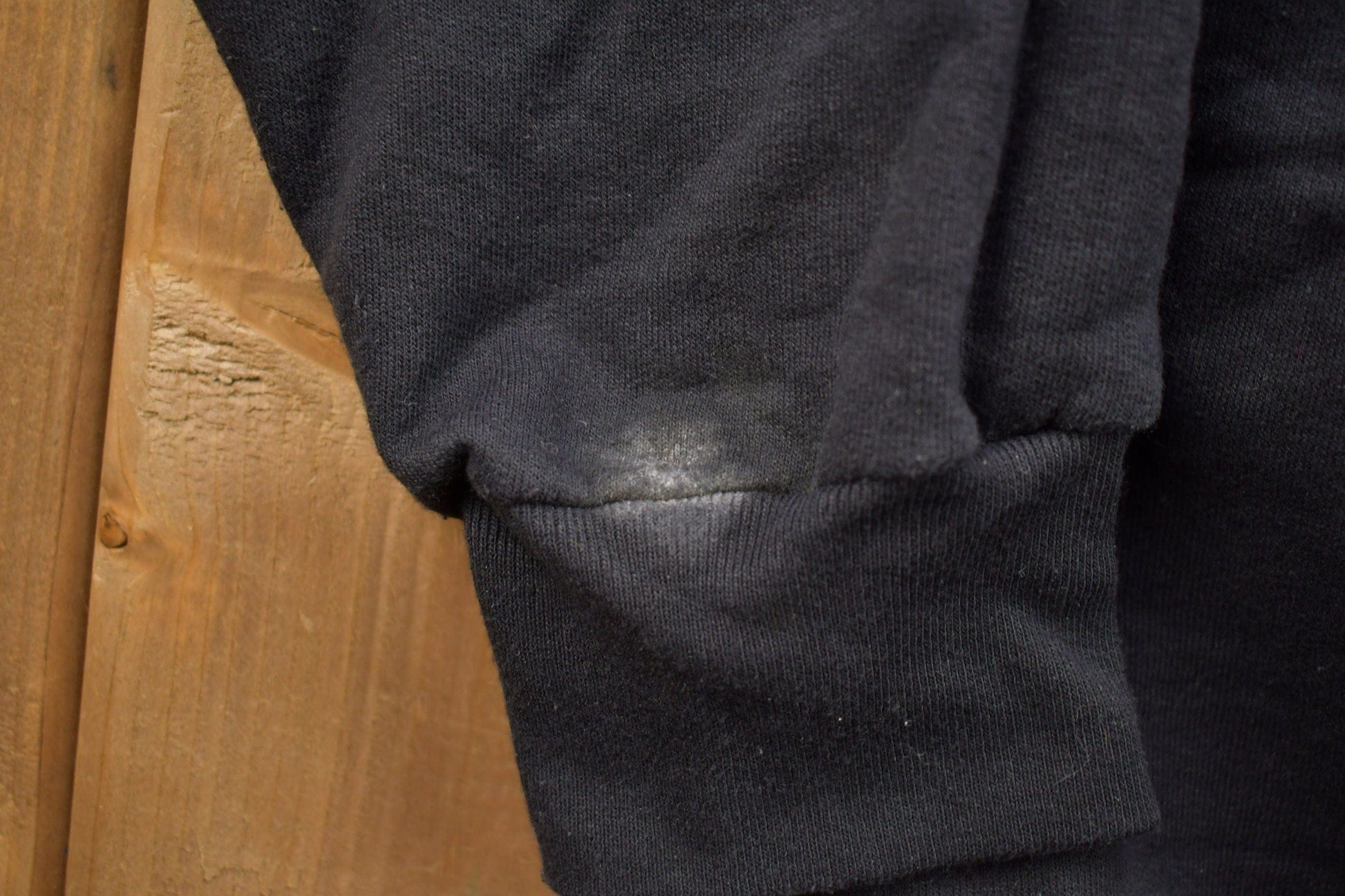 Vintage 1990s Blank Black Starter Crewneck SweatshirtMen's Medium from propervintagecanada